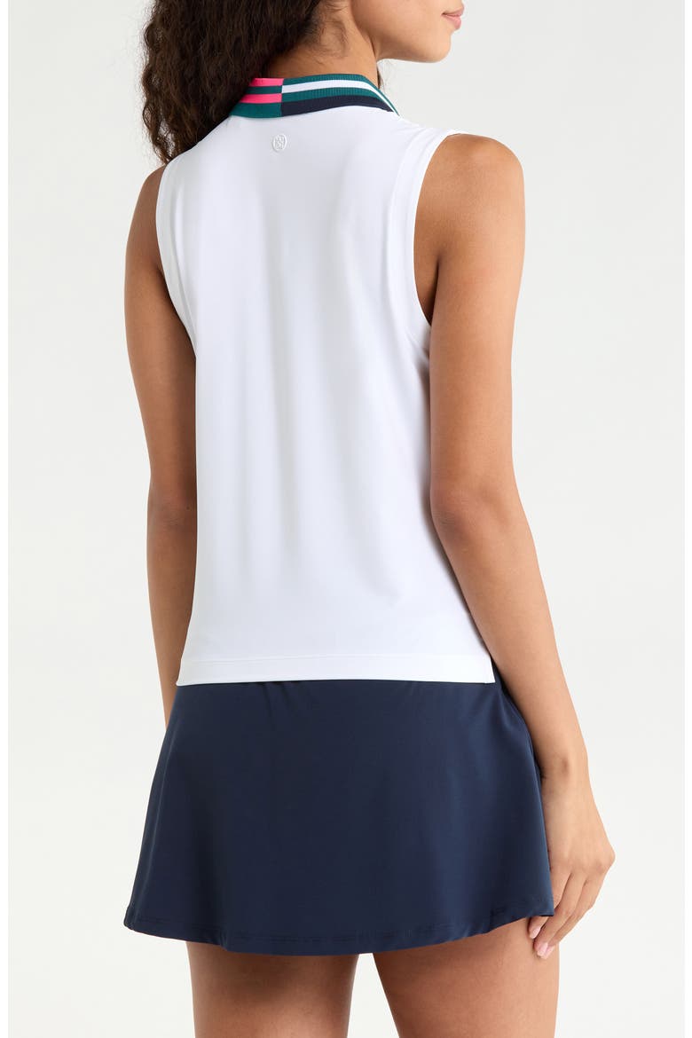 Sleeveless Golf Polo, Alternate, color, SNOW