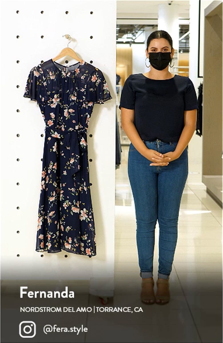 Floral Midi Dress, sales video thumbnail