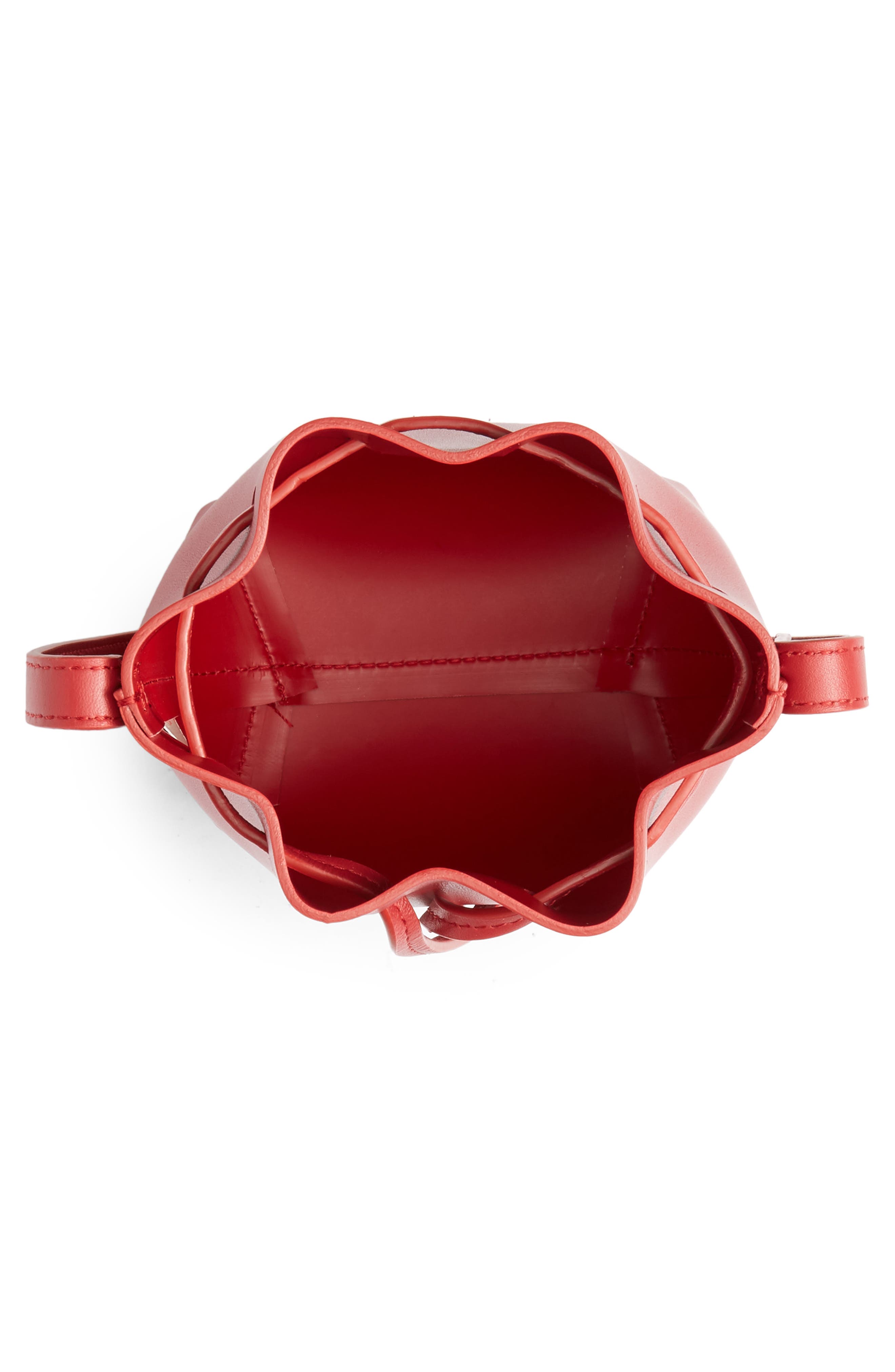Mansur Gavriel Baby Leather Bucket Bag, Alternate, color, 