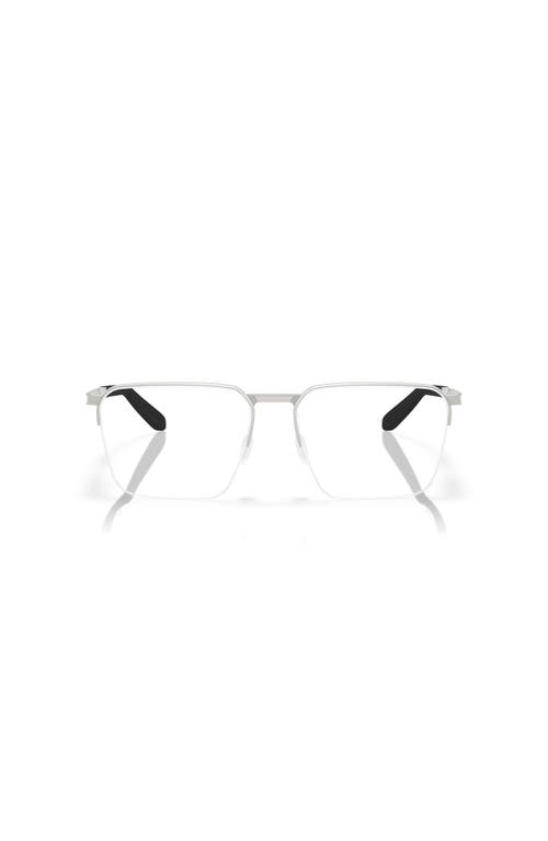 Costa 57mm Rectangle Optical Glasses In Metallic