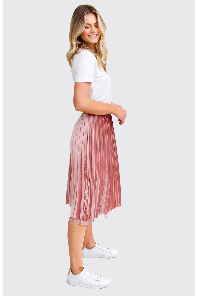 Mixed Feeling Reversible Skirt, Alternate, color, Pink