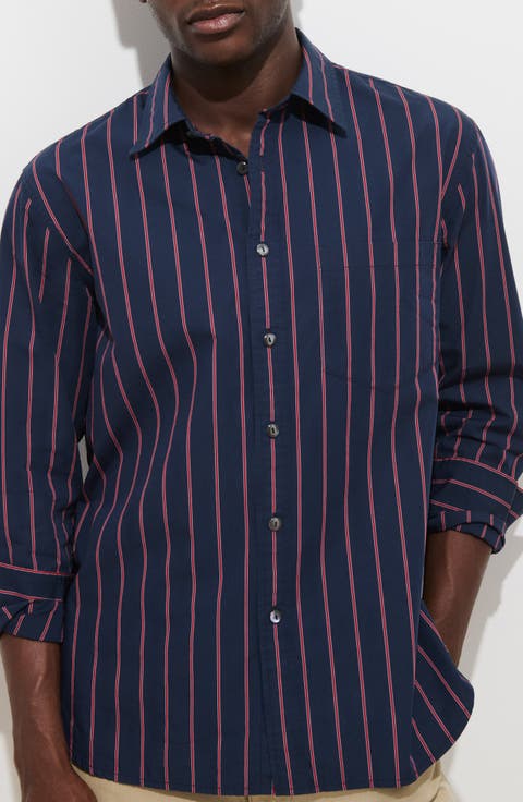 Easy Striped Cotton Shirt