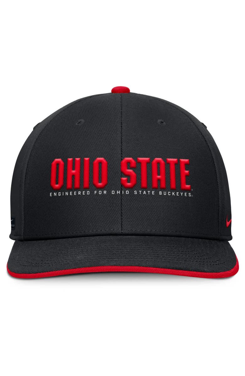 Nike Men's Nike Black Ohio State Buckeyes 2025 On-Field Pro Performance Adjustable Hat, Alternate, color, 