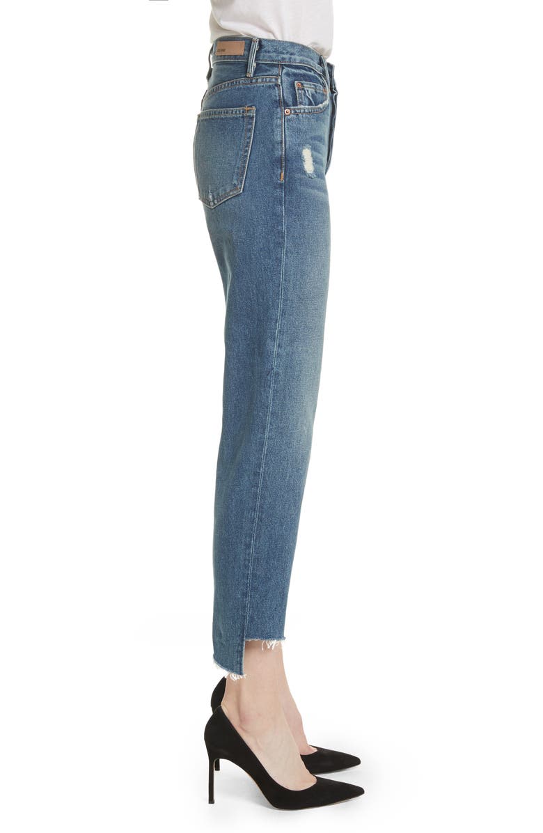 GRLFRND Helena Rigid High Waist Straight Jeans, Alternate, color,