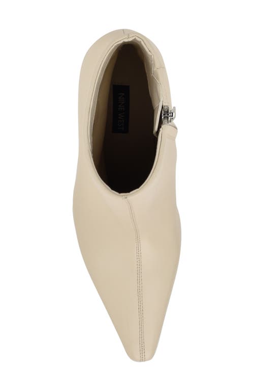 Nine West Ohmy Pointed Toe Bootie In White