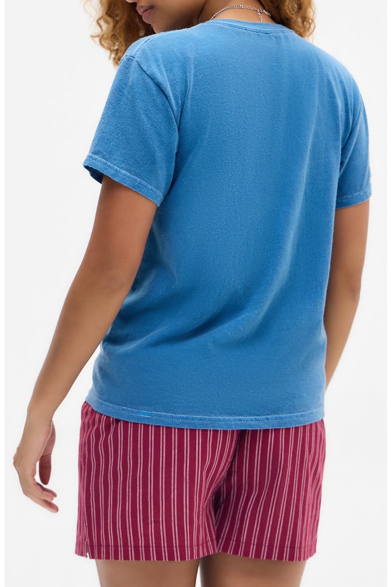 Inside Cat Cotton Graphic T-Shirt, Alternate, color, BLUE
