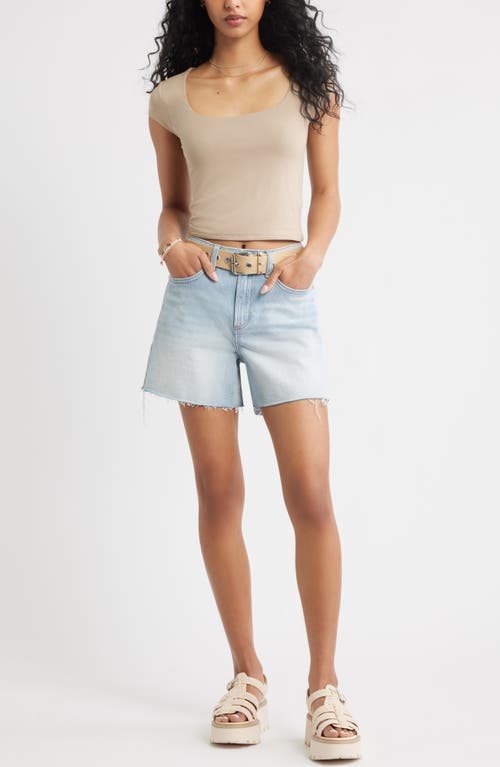 Bp. Square Neck Baby Tee In Neutral