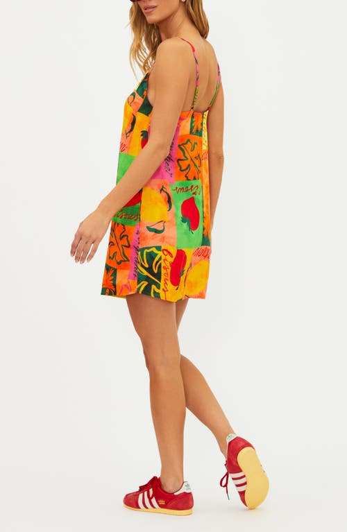 BEACH RIOT BEACH RIOT TAYLA COVER-UP MINIDRESS