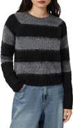 AllSaints Lou Spark Brushed Stripe Sweater