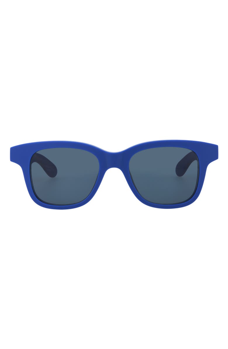 McQueen 48mm Square Sunglasses, Main, color, Blue Blue Blue