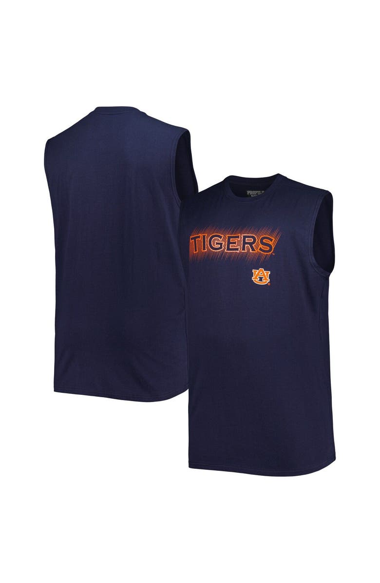 PROFILE Men's Navy Auburn Tigers Big & Tall Tank Top, Main, color, 