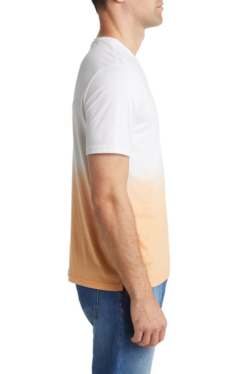 Stone Rose Dip Dye Pocket T-Shirt, Alternate, color, Papaya