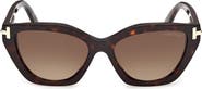 TOM FORD 55mm Butterfly Sunglasses