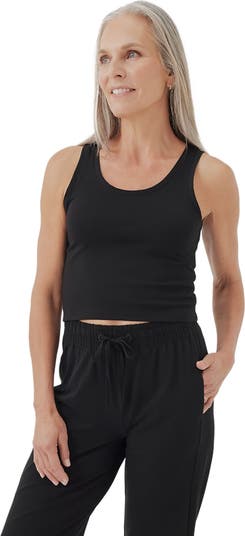Organic Cotton Cool Stretch Fitted Lounge Tank