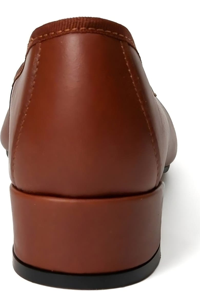 Menina Step Isa Leather Ballet Flat, Alternate, color, Tan