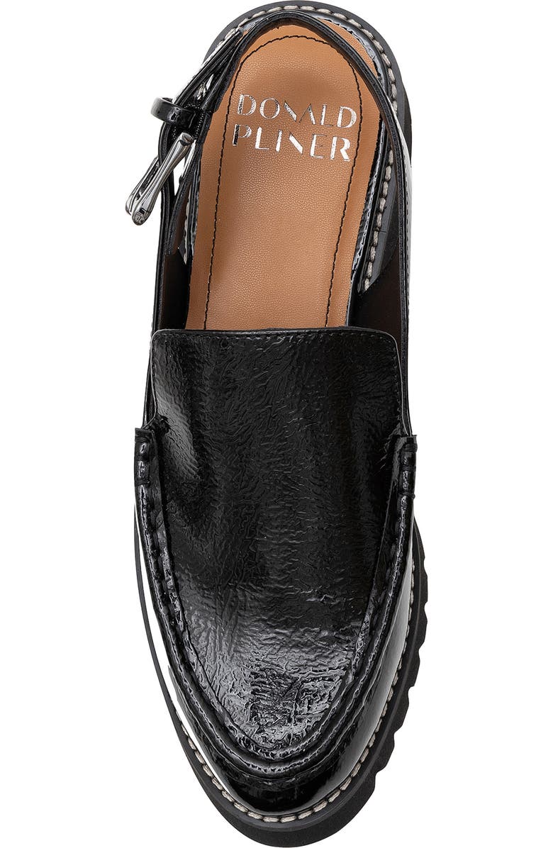 Donald Pliner Slingback Platform Loafer, Alternate, color, Black