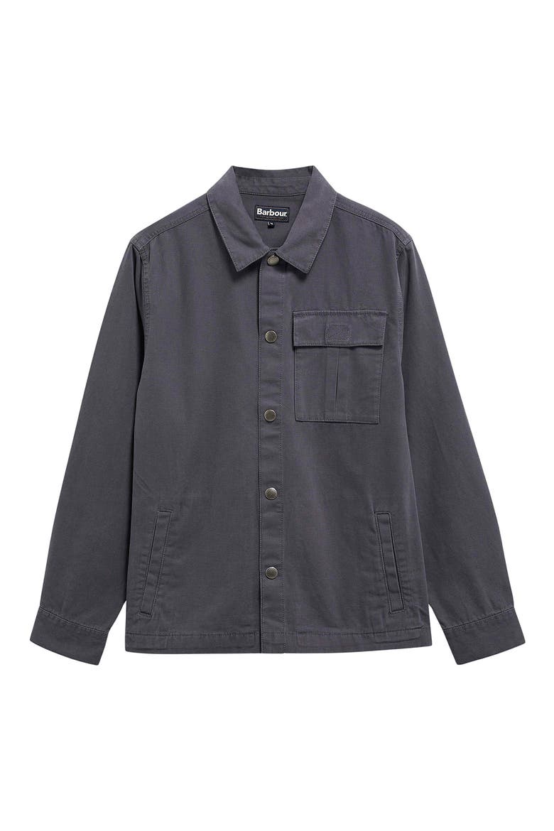 Wetheral Cotton Canvas Overshirt, Alternate, color, WASHED NAVY