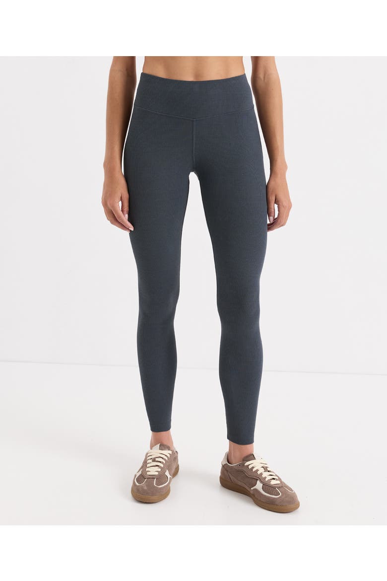 On The Go-To Rib Legging Made with Organic Cotton, Main, color, Steel Blue