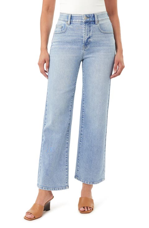 Coffee Date 28.5-Inch High Waist Straight Leg Jeans