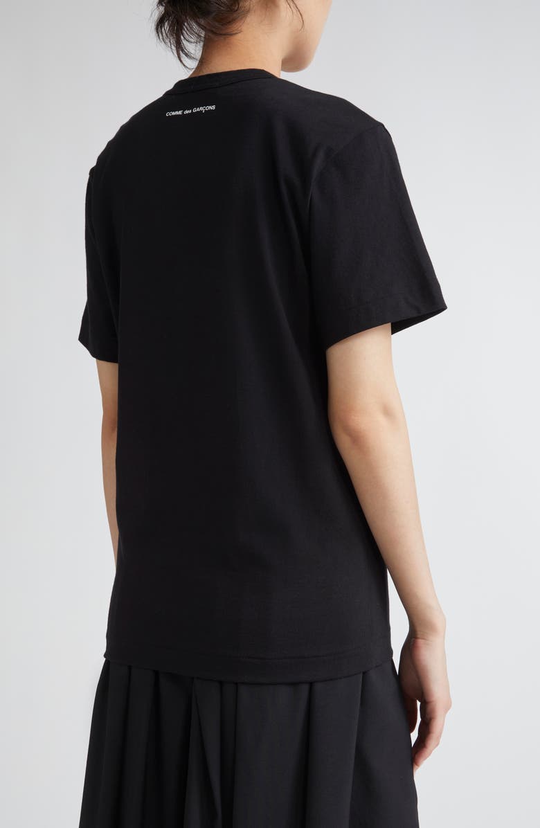 Comme des Garçons Back Logo Cotton Jersey T-Shirt, Alternate, color, 