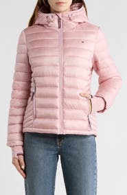 Tommy Hilfiger Zip Hooded Packable Puffer Jacket