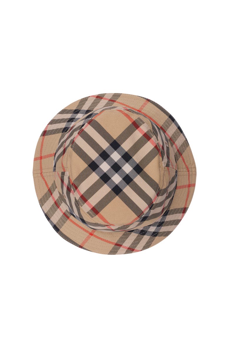 Burberry Check Bucket Hat, Alternate, color, 