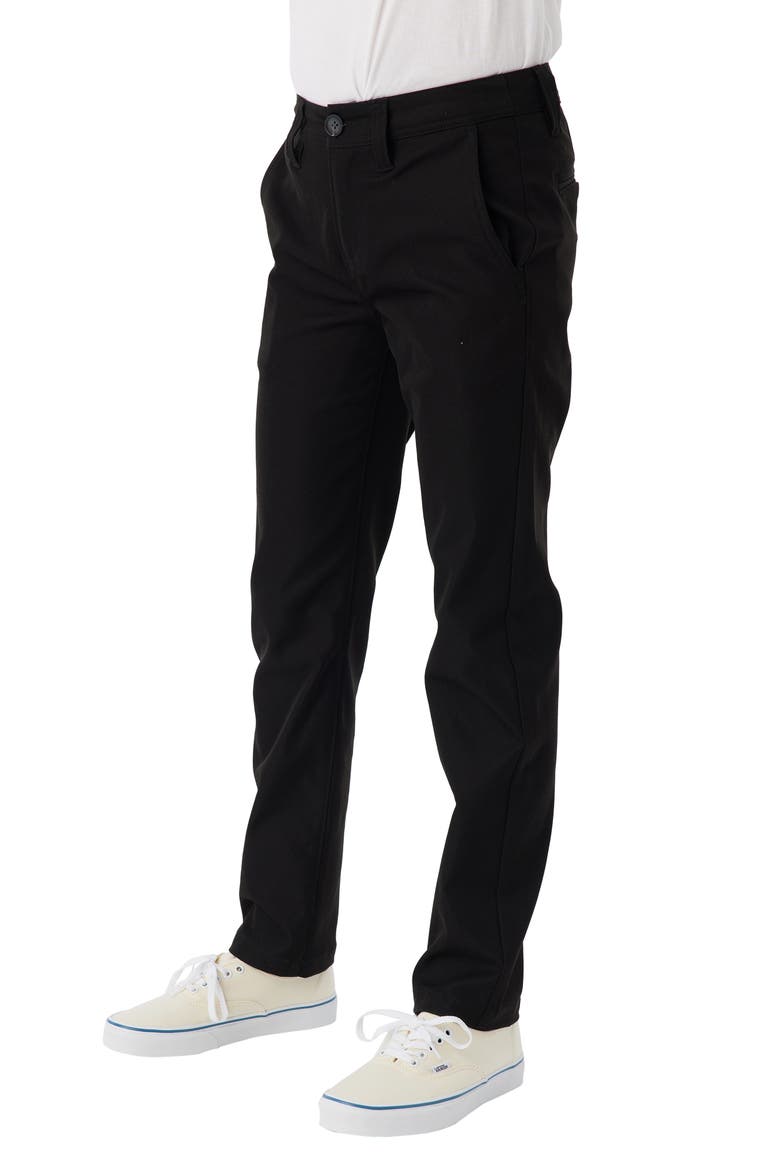 Kids' Redlands Modern Hybrid Water Resistant Pants, Alternate, color, BLACK