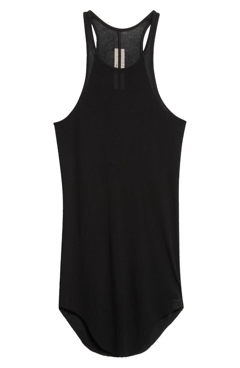 Rick Owens Basic Rib Tank, Alternate, color, Black