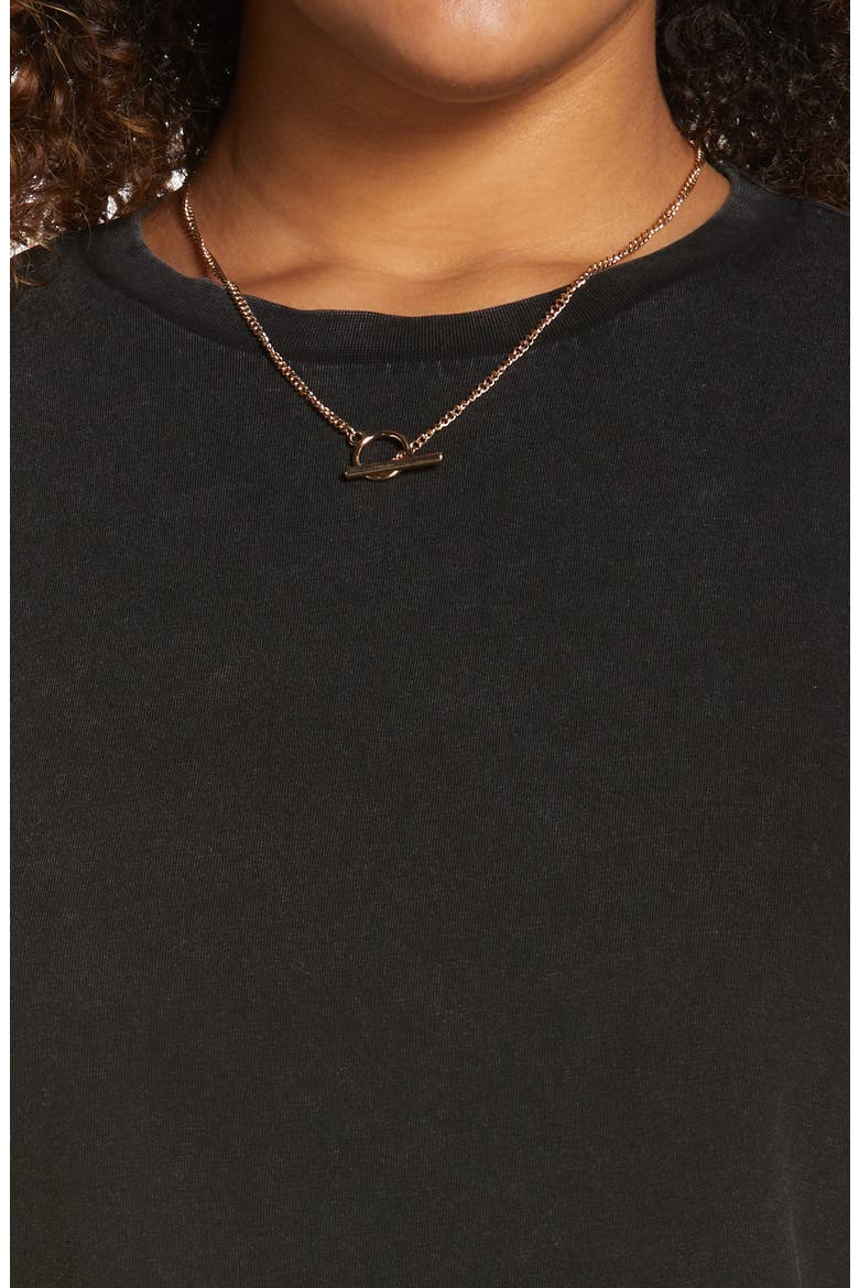 Cool Girl Crop T-Shirt, Alternate, color, BLACK