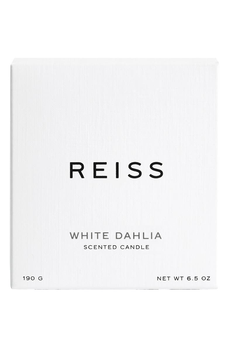 Reiss White Dahlia Scented Candle, Alternate, color, Black