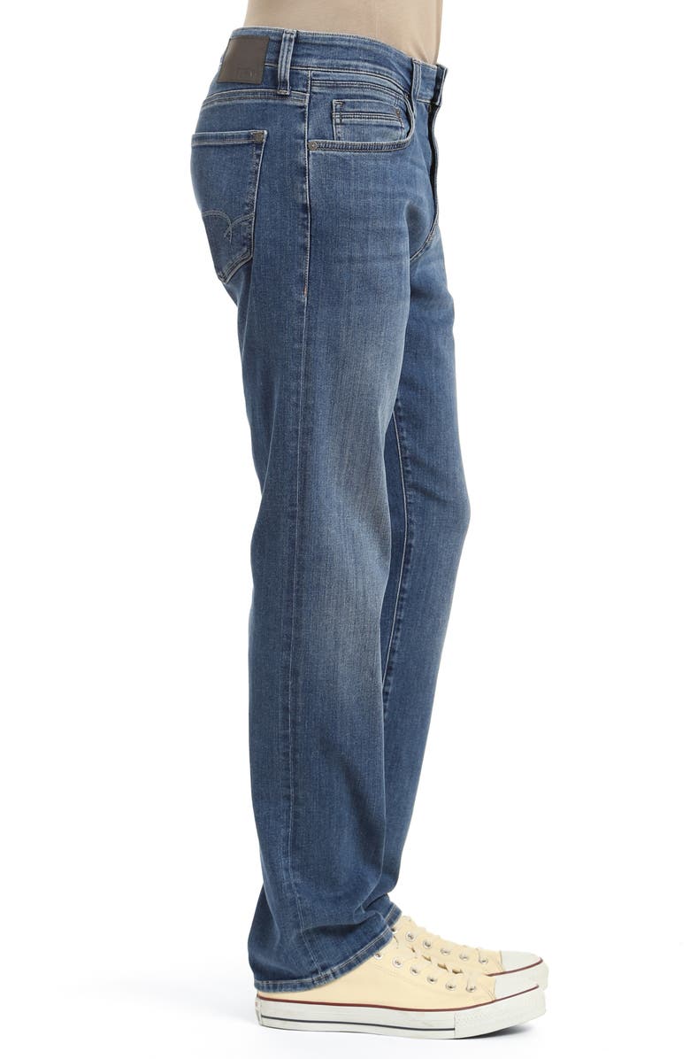 Mavi Jeans Zach Straight Leg Jeans, Alternate, color, Mid Ind Brushed Williamsburg