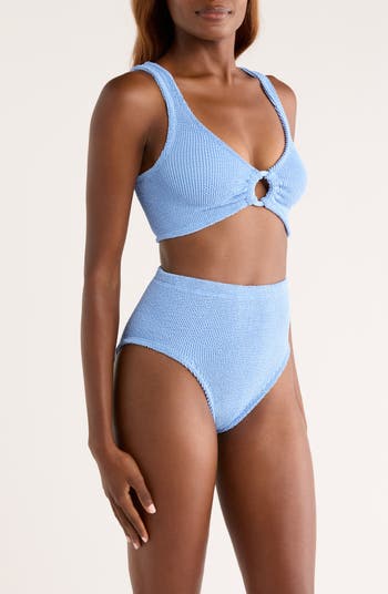 Nadine Seersucker Two-Piece Swimsuit