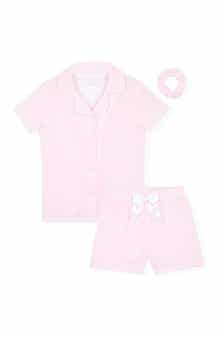 SLEEP ON IT Kids' Two-Piece Short Pajamas & Scrunchie Set