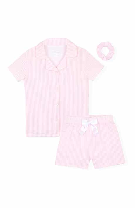 SLEEP ON IT Kids' Two-Piece Short Pajamas & Scrunchie Set