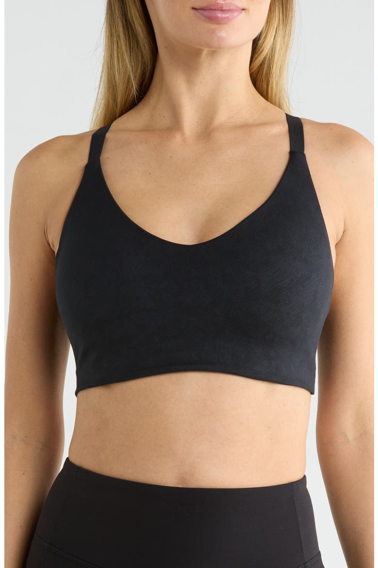 Clarissa Sports Bra, Main, color, BLACK LINEAR ANIMAL CAMO