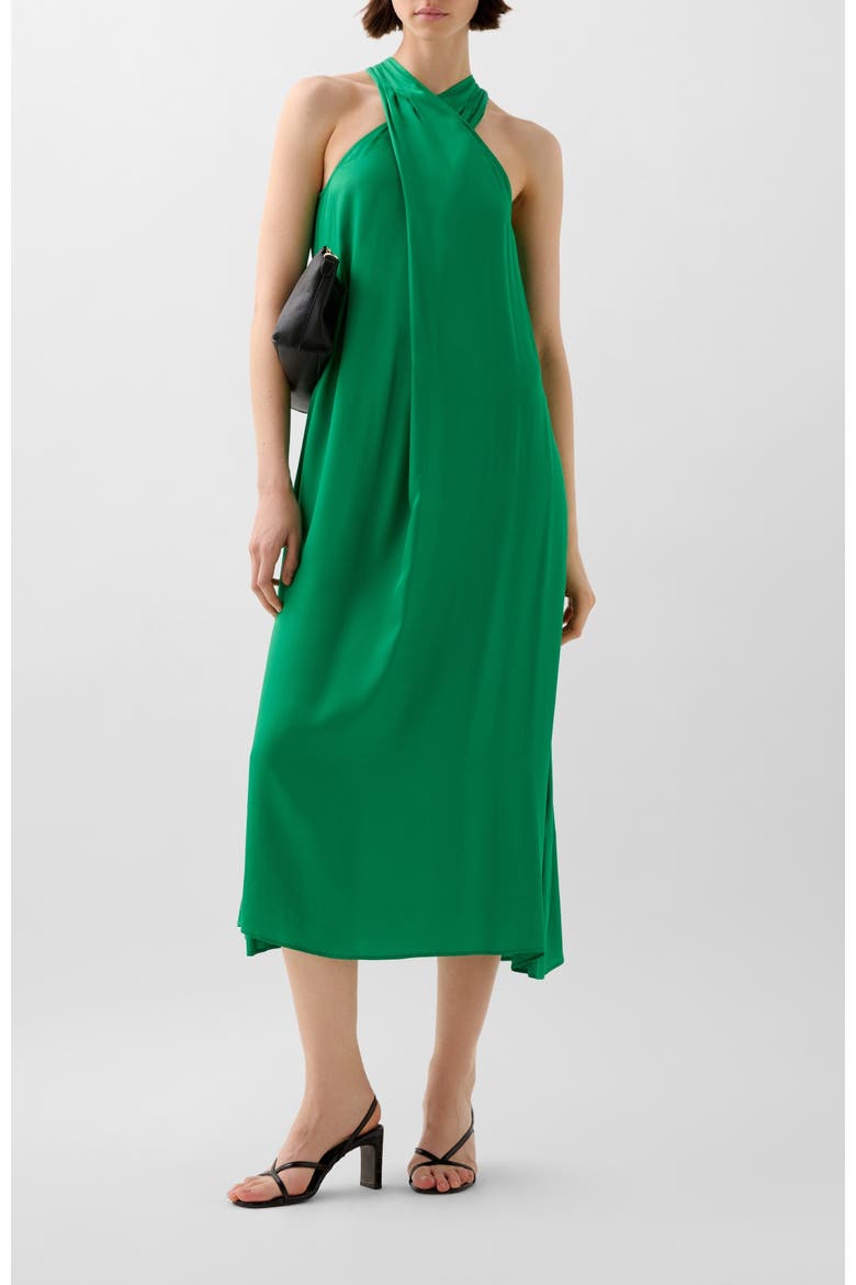 Slip Cross Dress, Main, color, Green