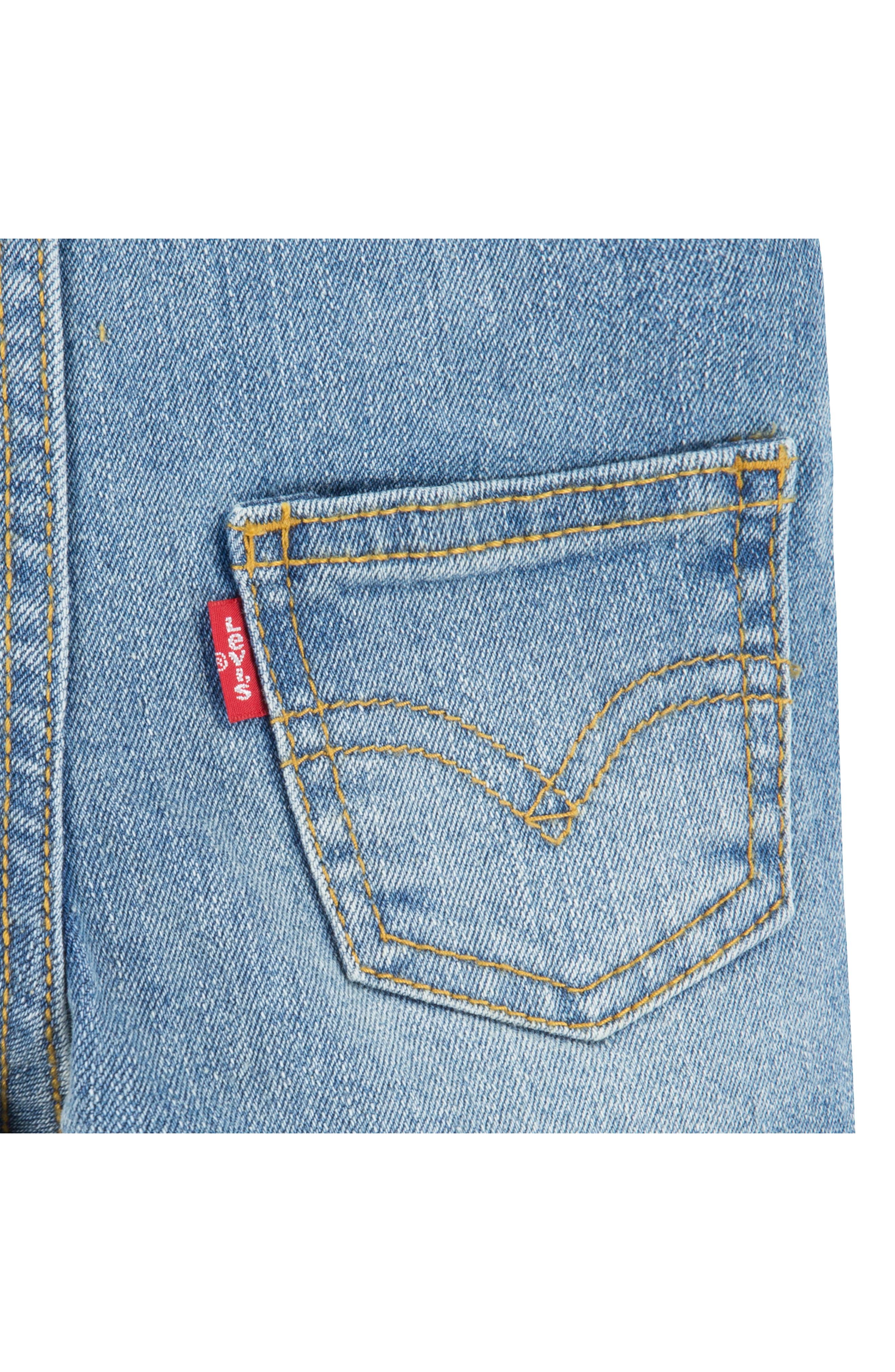 Детские Levi's Denim Shortalls — фото 4