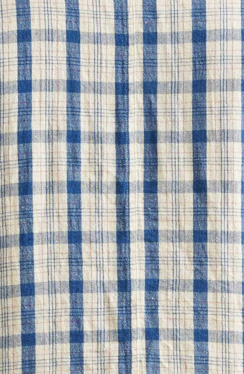 Double RL Indio Plaid Twill Shirt Jacket, Alternate, color, Rl-749 Indigo Plaid Multi