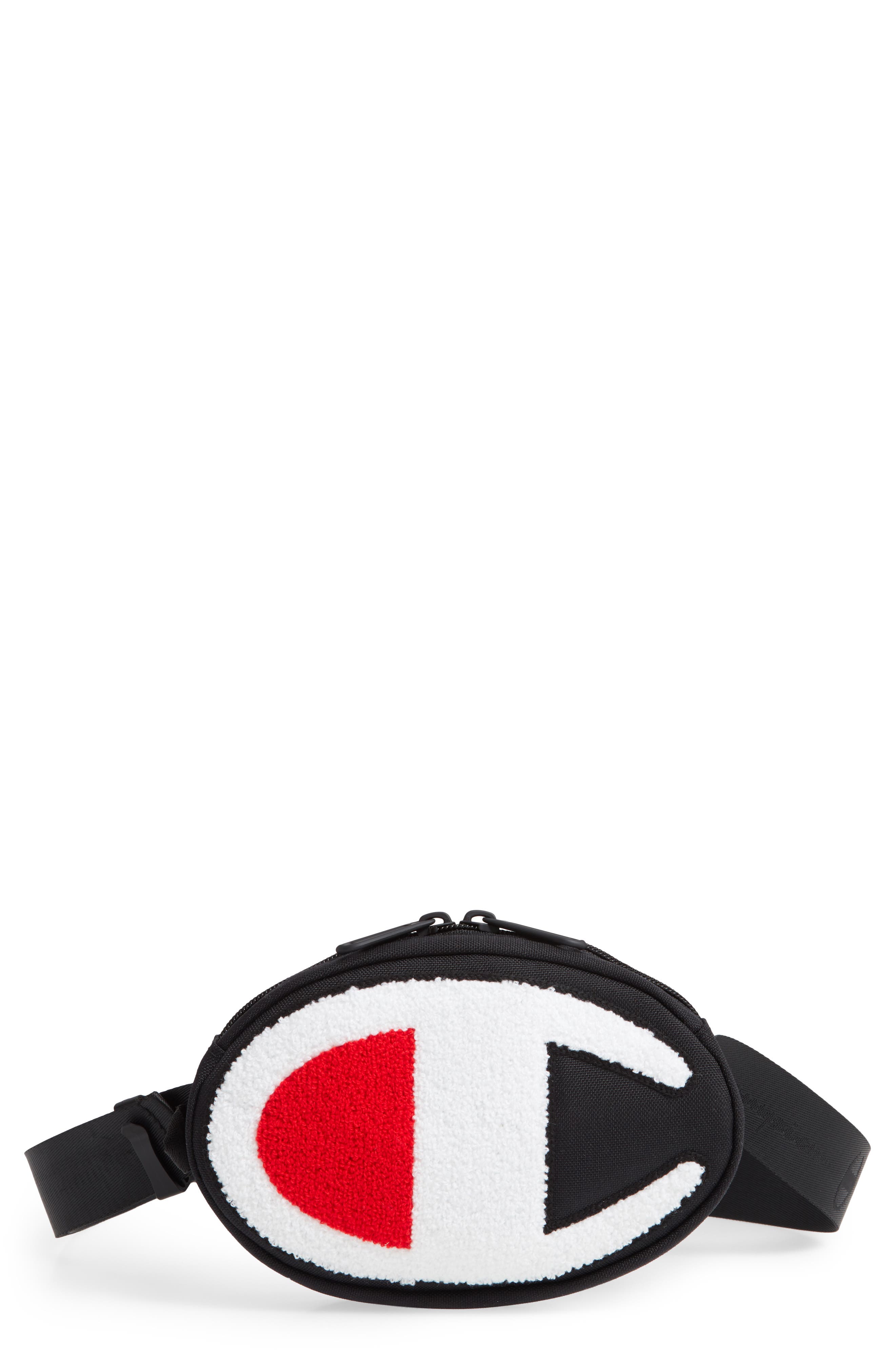 Champion Prime Logo Nylon Belt Bag, Main, color, 