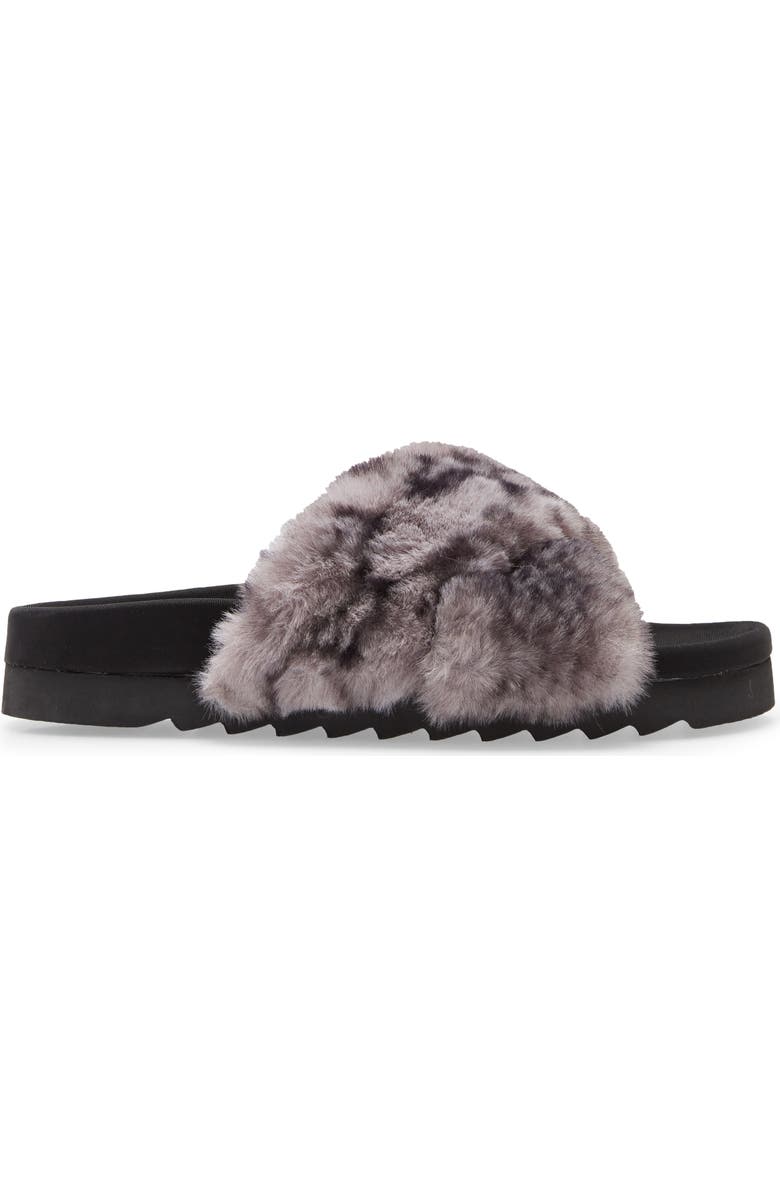 Steve Madden Amari Faux Fur Slipper, Alternate, color,
