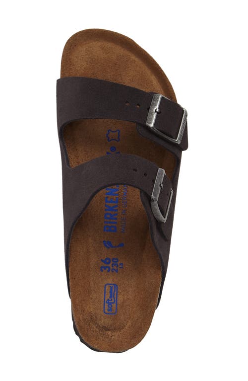 Shop Birkenstock Arizona Soft Footbed Slide Sandal In Pure Sage