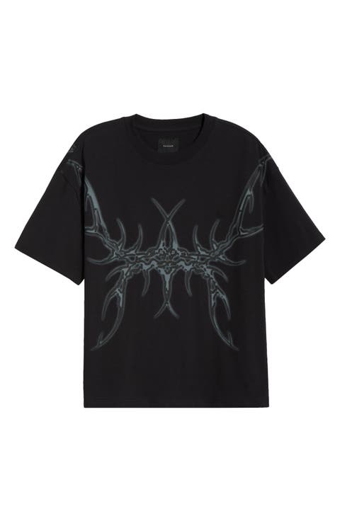 Metallic Cyber Cotton T-Shirt