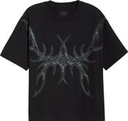 PacSun Metallic Cyber Cotton T-Shirt