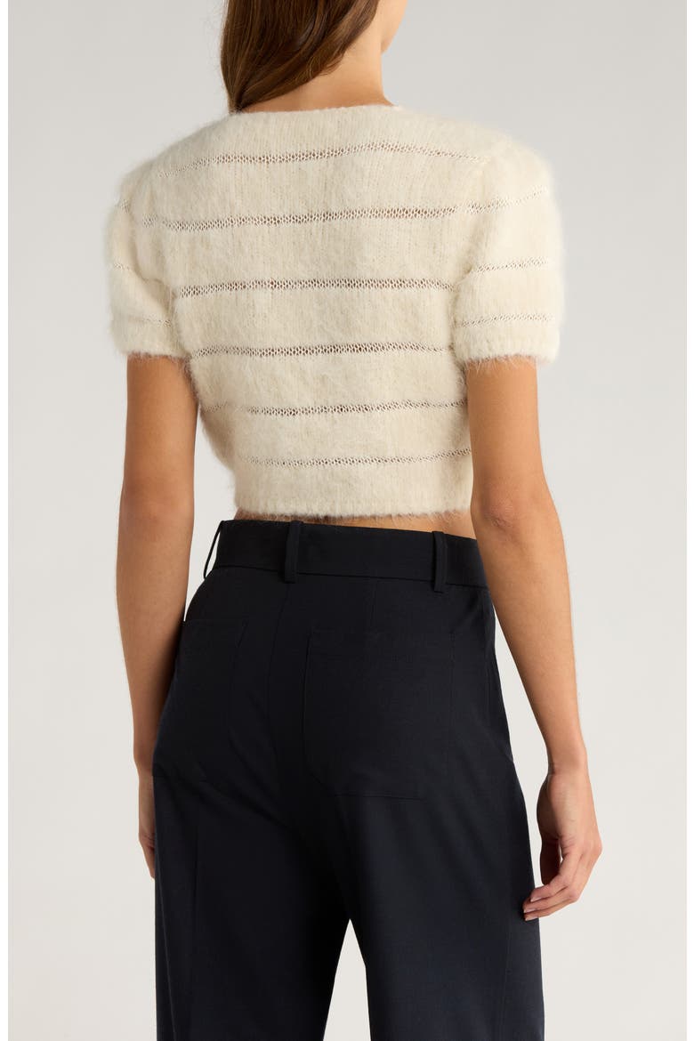 The Cloud Crop Sweater, Alternate, color, CREAM