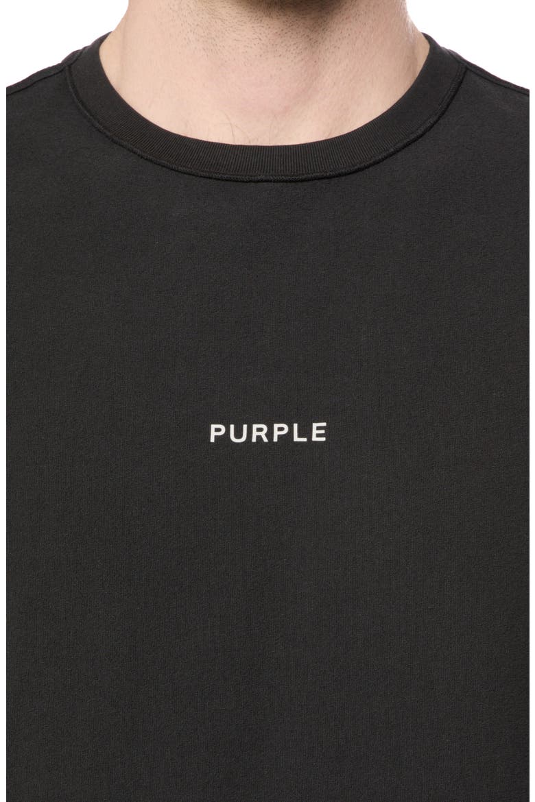 Textured Sleeveless Cotton Top, Alternate, color, BLACK