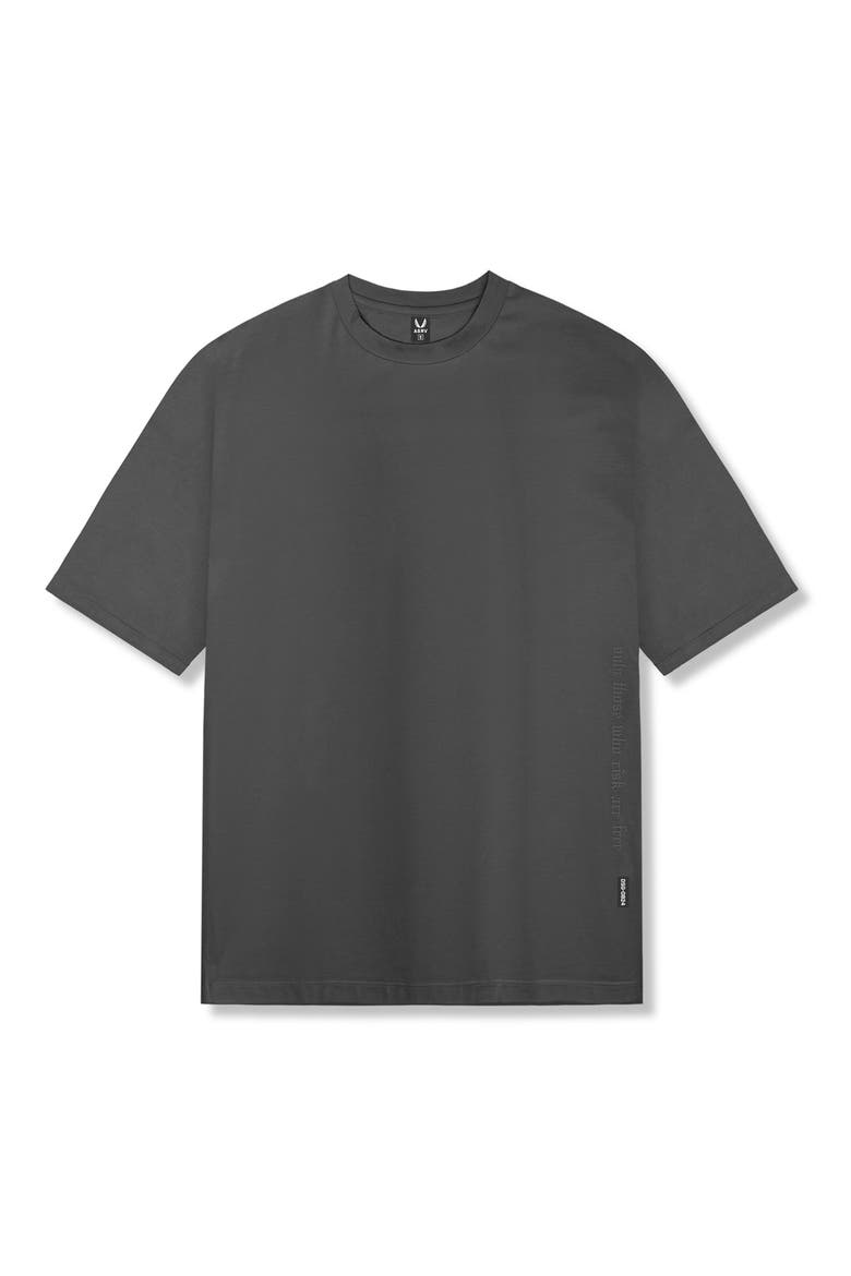 Stretch Supima® Cotton Oversize T-Shirt, Alternate, color, SPACE GREY