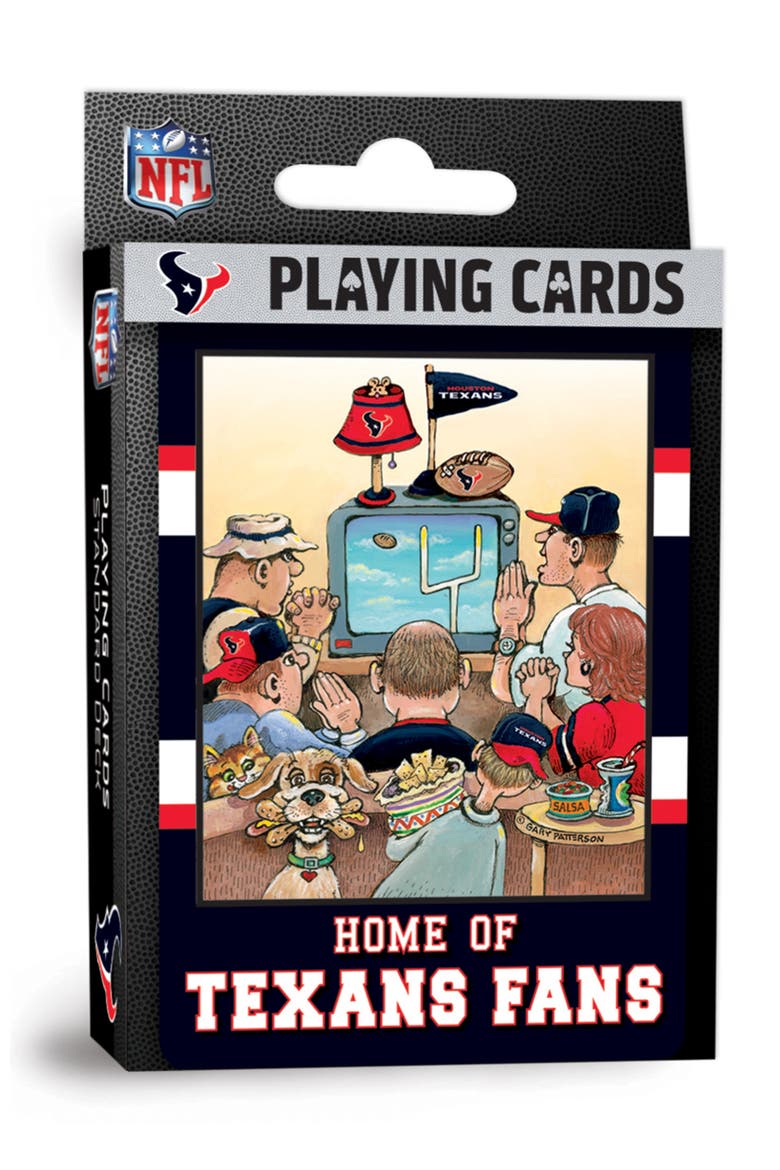 Houston Texans Fan Deck Playing Cards, Main, color, Multicolor