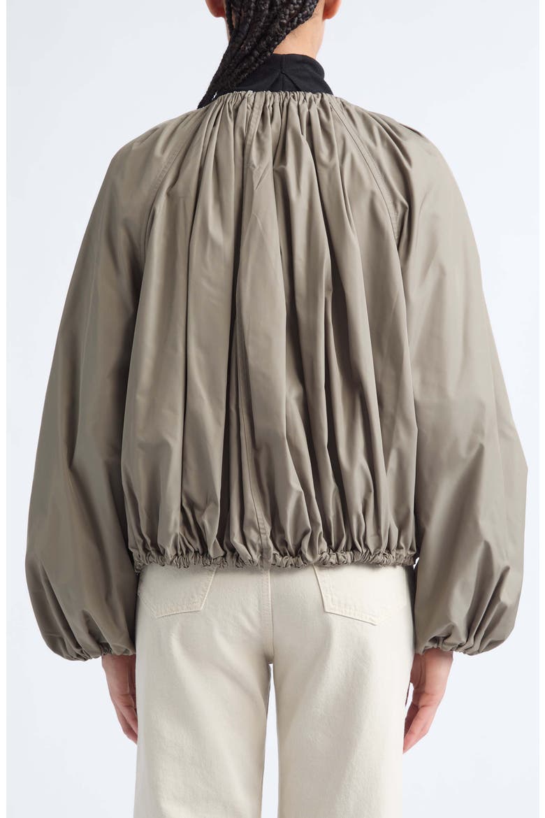 Gathered Parachute Coat, Alternate, color, ROCK