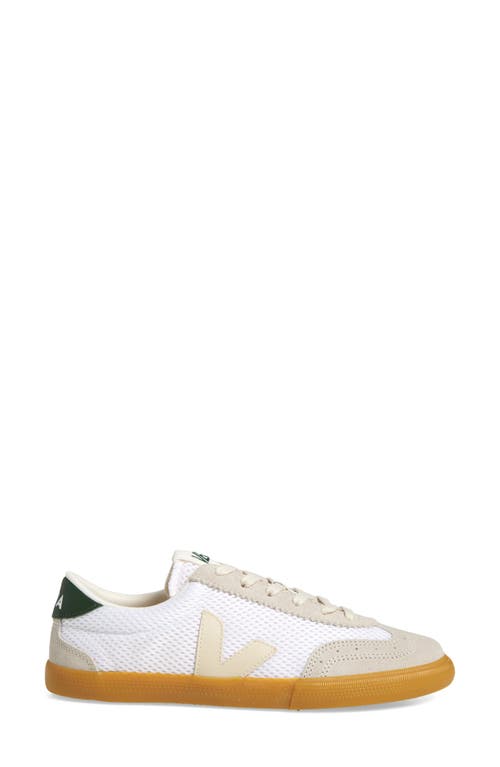 Veja V-82 Grained Leather Pure Sneakers Shoes In Lunar Pierre Cyprus