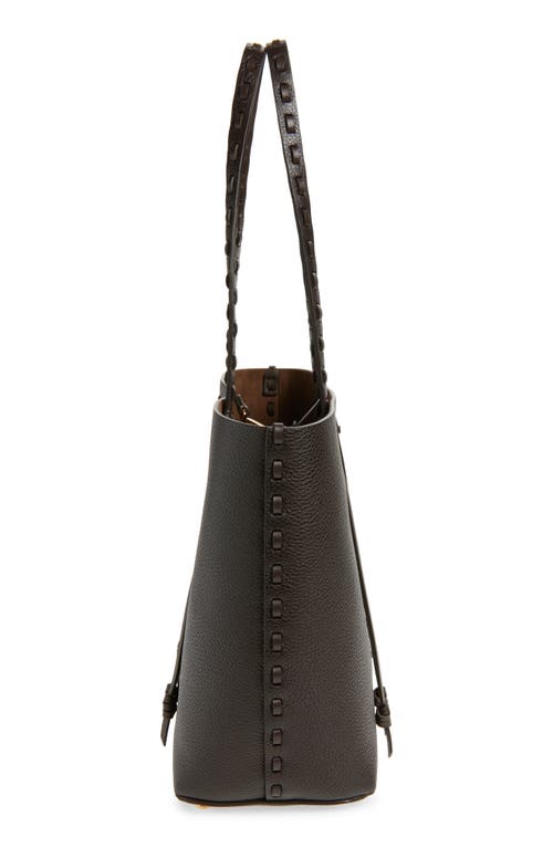 Etro Shopping Essential Leather Tote In Brown